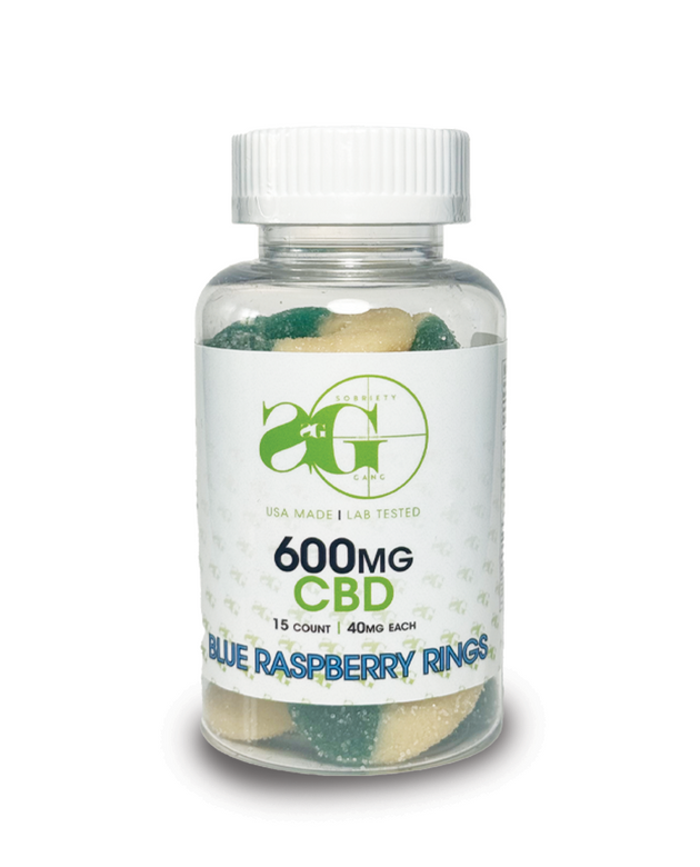 Blue Raspberry Rings 15 count